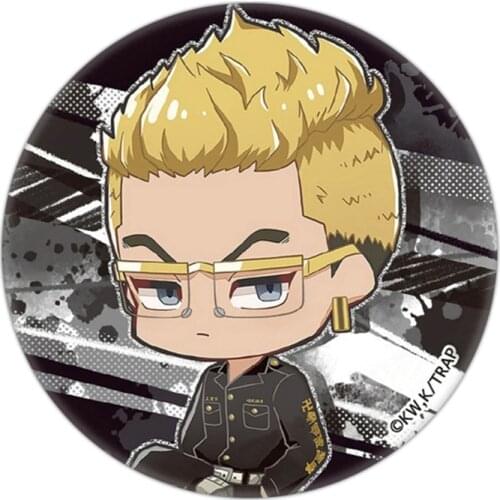 Tokyo Revengers Japan New Anime Cartton Metal Badge Brooch Pin Cosplay Anime Buttons Collection Holiday Gifts