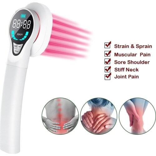 LLLT 808nm Cold Laser Physical Therapy Device Portable Apparatus B Cure for Joint Neck Knee Back Shoulder Pain Reliever