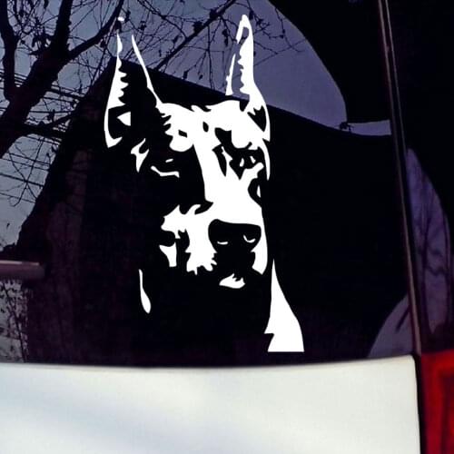 Car Sticker Funny Dog Hound Unique Reflective Decals waterproof animal cartoon Dog Car Motorcycle Decals for volkswagen audi