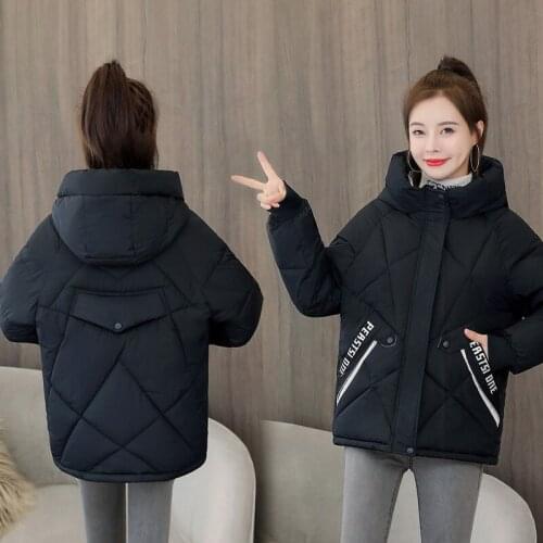 Winter women Parkas 2020 casual thicken warm padded jackets coat Female solid styled outwear snow jacket wear S-3XL
