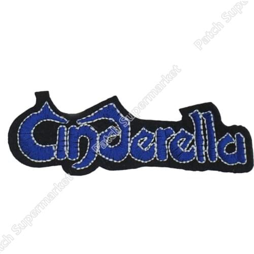 CINDERELLA Iron On/Sew On Patch Tshirt TRANSFER MOTIF APPLIQUE Rock Punk Badge clothing
