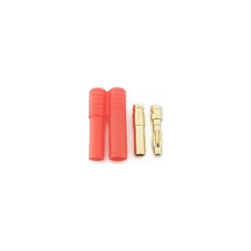 1 set * Gold Coated Banana bullet Connector Set 3.5mm with housing Cover