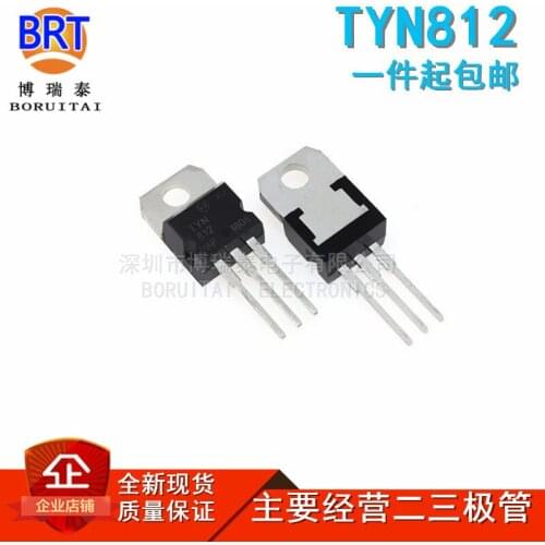 10pcs/lot TYN812 TO220 TYN812RG TO-220 SCR 12A 800V