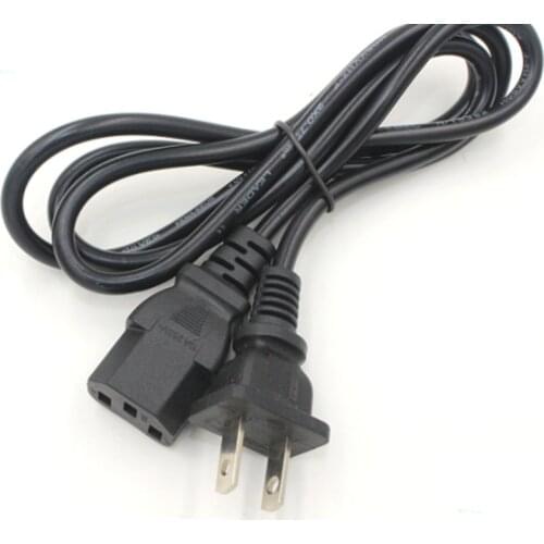 150pcs US Japan JP AC Power Adapter Supply Cord 2 Prong IEC C13 Power Lead Cable 1.2m 4ft Electrical Wires For Router