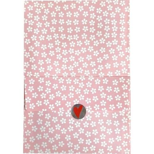 20PCS/PACK 17.5cm*12.5cm Fresh romantic pink cherry blossom envelope Festive party invitation card
