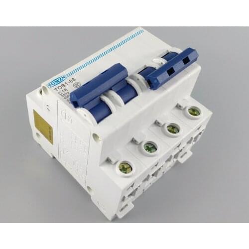 2P 16A MTS Dual power Manual transfer switch Circuit breaker MCB new 16 ampere 50HZ/60HZ 400V