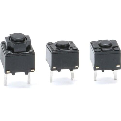 50PCS/1LOT 6*6*5.7/6.0/7.3MM 2P PIN Touch Tact Micro Key Switch For Microsoft Lenovo Mouse