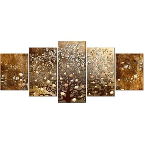 5pcs/set Diamond Embroidery"Rich Tree"Diy Diamond Painting,Picture of Rhinestones,Cross Stitch,Mosaic Multi-picture WG2567