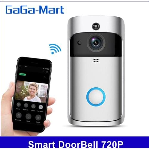 Wireless 720P Camera WiFi Visual Video Phone Door Bell Infrared Night View PIR Motion Sensor Android IOS APP Remote Control