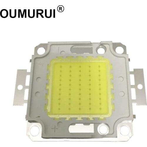 5pcs 50W LED cob chip light White/Warm White High power Lamp 1500mA 32.0-34.0V 4000-4500LM genesis 30mil Chips Free shipping