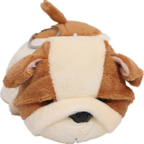 4 Colors NEW DOG Plush Stuffed TOY Animal DOLL 11CM Soft Keychain Gift Cute Plush Animals Toy
