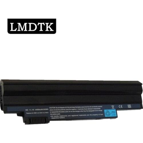 LMDTK New 6cells laptop battery FOR Aspire One D255 AOD255 AOD260 D260 SERIES AL10A31 AL10B31 AL10G31 free shipping