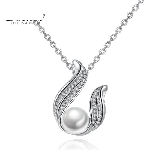 Женские ожерелья из жемчуга LYSFS China At AliExpress