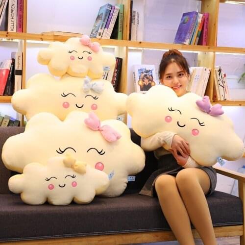 Lovely Sky Series Pillow Kawaii Cloud Plush Toys Stuffed Soft Cushion Nice Sofa Pillow Kawaii Christmas Gift for Girl
