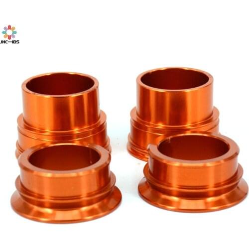 Motorcycle CNC Aluminum Front And Rear Wheel Hub Spacer Set For KTM SX SXF XCF 125 150 200 250 300 350 400 450 2013 2014
