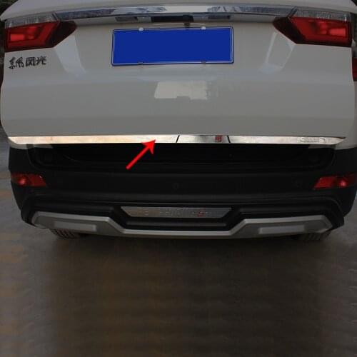 1pc for dongfeng S560 Tailgate trim Boot door trim decorate Stainless steel