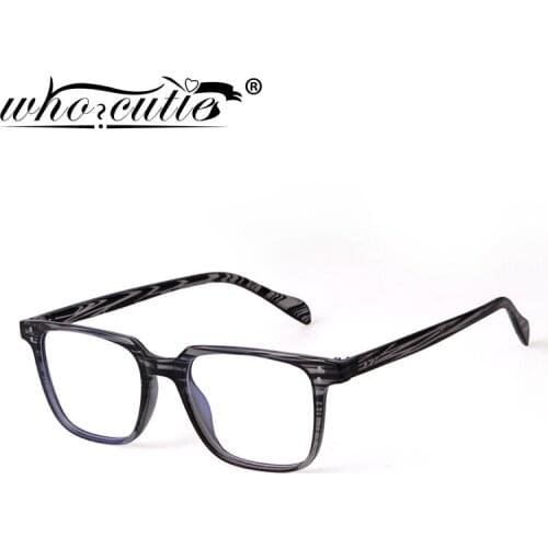 WHO CUTIE 2020 Anti Blue Light Blocking Rectangle Glasses Frame Women Men Brand Optical Clear Lens Computer Eyeglasses Gift S230
