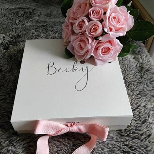 Personalized Wedding Gift Box,，Will you be my bridesmaid box ,Engagement,Bachelorette party ,Birthday gift box,maid of honor