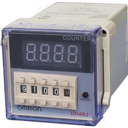 Omron DH48J Digital Counter Relay with 4-Digit AC220V counters