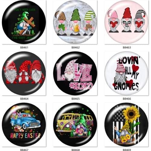 Christmas Dwarfs live XOXO 12mm/18mm/20mm/25mm Round photo glass cabochon jewelry flat back Making findings B8461