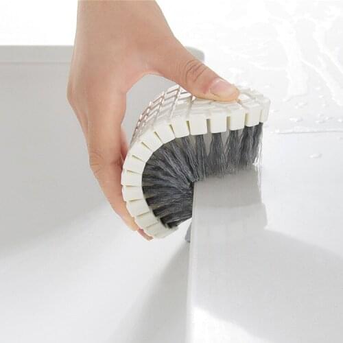 Kitchen stove cleaning brush bendable sink brush bathtub tile brush bathroom brush no dead ends floor brush