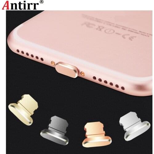 Special Design Charging port data port Anti Dust Plug for iphone Metal Dust plug Charging Port Dust Plug for iPhone 8 7 6 Plus
