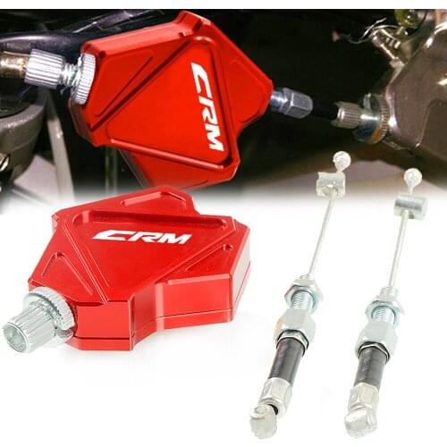 For Honda CRM50/80 1988-1998 1989 Motorcycle CNC Brake Levers Ropes Cables Stunt Clutch Lever Easy Pull Cable System CRM50 CRM80