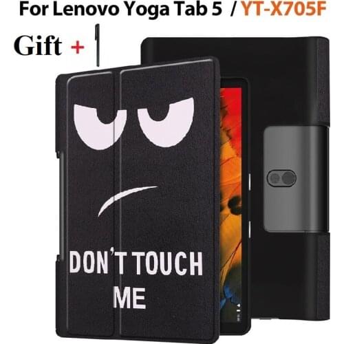 Ultra-Slim Tablet Funda Case for Lenovo Yoga Smart Tab 10.1 inch 2019 Protective Capa Stand for Yoga Tab 5 10.1 with Film+ Pen
