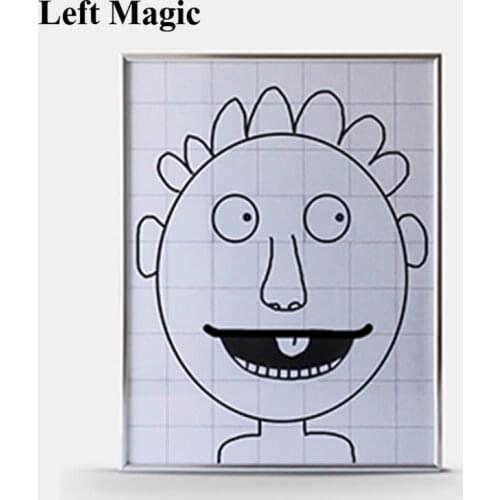 Magic Ultimate Frame Abdomen Frame (Large Size,45*35cm) Magic Tricks Stage Party Gimmick Props Illusion Mentalism Comedy