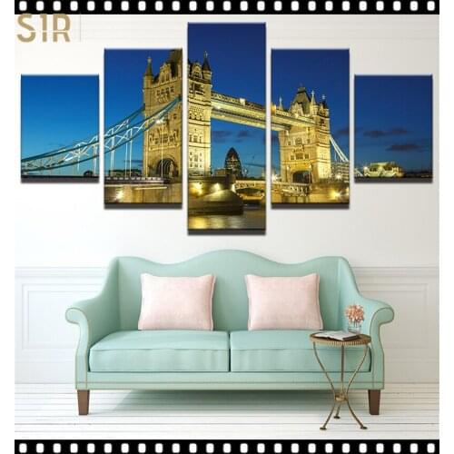 World Famous Architecture Beauty HD Five Wall Painting Decorative Painting Anime Posters Wall Decor Anime Decor Room Decor