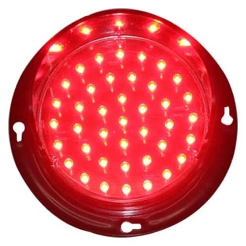 High quality mini 100mm waterproof DC 12V or DC24V red light LED traffic light replacement