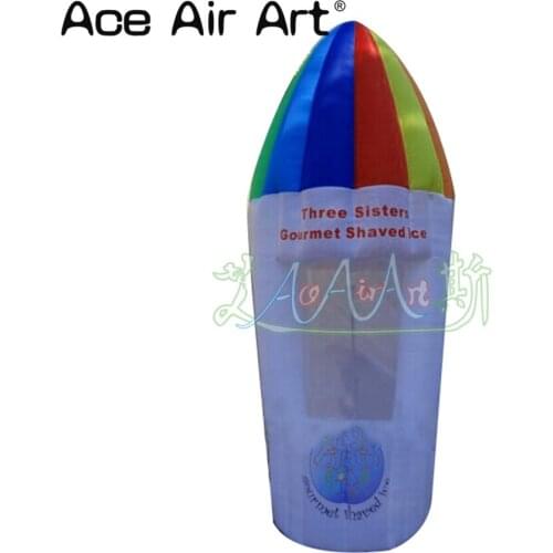 Top quality inflatable ice cream kiosk,shaved ice booth,inflatable lemon drink and ice cream TENT for display