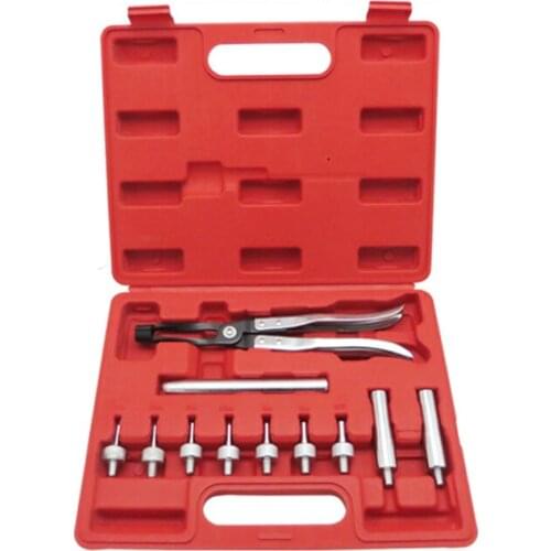 11Pcs/set Auto Vehicle Automotive Valve Oil Seal Plier Remover Installer Tools Set Car Garage Kit
