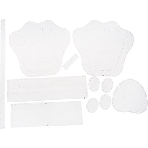 11x Handmade Acrylic Leather Crossbody Shoulder Bag Pattern Stencil Template