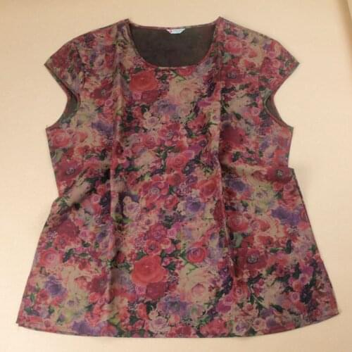 2016 cool summer silk quality womens silk vest vintage o-neck all-match tortoise female top