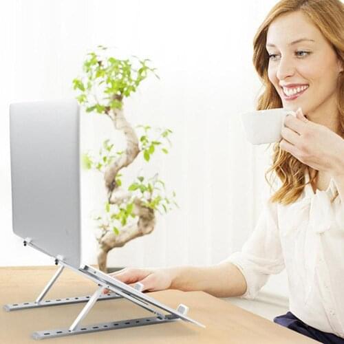 2020 New Aluminum Alloy Notebook Bracket Small Volume Notebook Tablet PC Durable And Convenient Bracket Aluminum Alloy Bracket