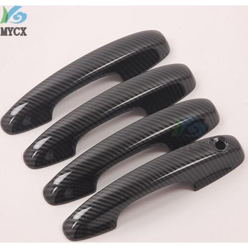 4pcs For Ford Escape Kuga 2020-2021 Car Accessories ABS Chrome Door Handle Cover Cap Trim Molding Accessories