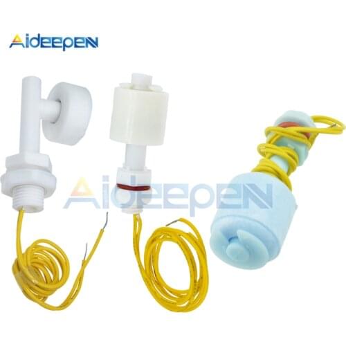 52mm PP Liquid Water Level Sensor Horizontal Float Switch Down P45 Low Pressure Float Switch For Fish Tank Switchs Sensors