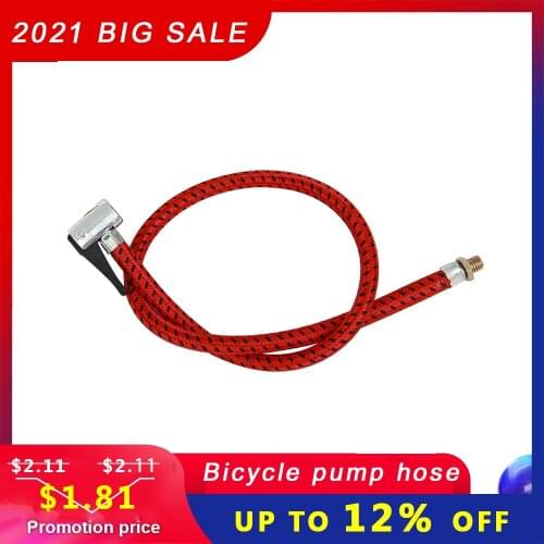 60cm Bike Car Tyre Mini Hand Air Pump Inflator Replacement Hose Tube for Schrader(American) Valve Tire Bicycle Accessories