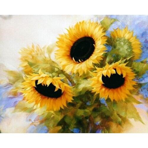 A11880 11CT/14CT/18CT/25CT/28CT oil scenery patterns Counted Cross Stitch DIY Cross Stitch Kits Embroidery Needlework Sets