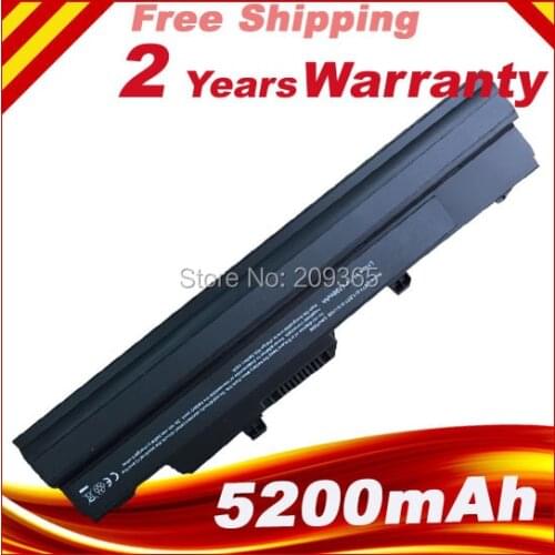 Black Laptop Battery for MSI Wind U90 U210 U100 U230 BTY-S12 3715A-MS6837D1 6317A-RTL8187SE TX2-RTL8187S