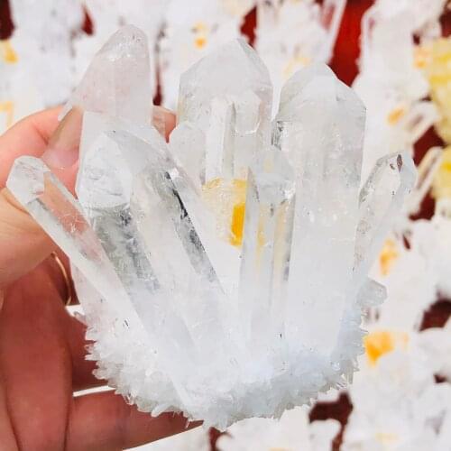 Aura Crystal Cluster Angel Aura Titanium Crystal Stunning Rainbow Specimen Minerals Reiki Healing Chakra