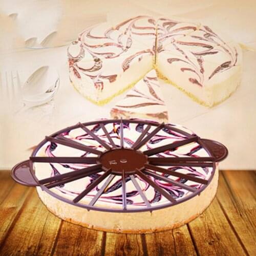 Pie Marker Cutter Cake Divider 10/12 Piece Round Slicer Slice Equal Portion
