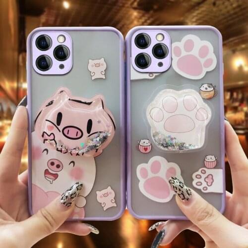 Cute Anti-fall Phone Case For iphone 11 Pro Two-in-one Cases Skin-friendly feel Color border