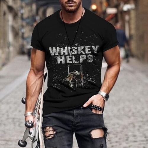 USA Size 2021 New Pure Cotton Short-Sleeve T-Shirt Mens Summer Tide Brand Trend Loose Half-Sleeve Body Tuck Summer Shirt
