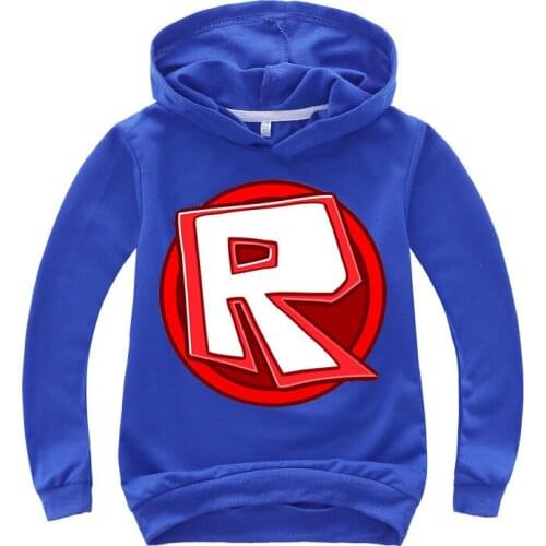 2021 spring new Robloxing fashion sweater boy autumn cartoon long-sleeved hoodie toddler girl fall clothes 2021 kids clothes