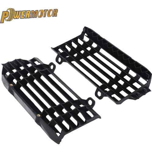 New Radiator Black Plastic Oil cooler shroud fins Guard For XC-W EXC 125-300 17-18 EXC-F 250/350 17-18 Enduro Motorcycle