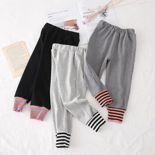 2-8T Toddler Kid Baby Boy Girl Clothes Spring Sport Pants Elegant Casual Plain Stretch school Trousers Fitness workout Sweatpant