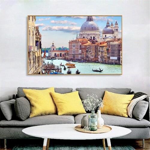 Riomaggiore Greece Santorini Venice Summer Travel Beatuy Poster Landscape Cityscape Wall Pictures for Living Room Air Motorcycle
