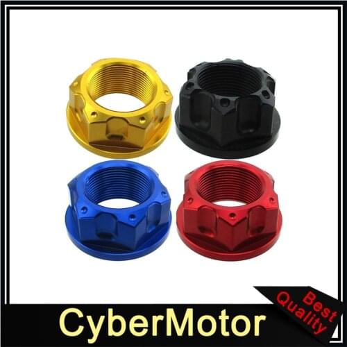 Steering Stem Nut For Honda CRF50 XR50 Kawasaki KLX110 KX65 KX85 Suzuki RM85 Yamaha TTR50 TTR110 TTR125 Dirt Chinese SSR Atomic